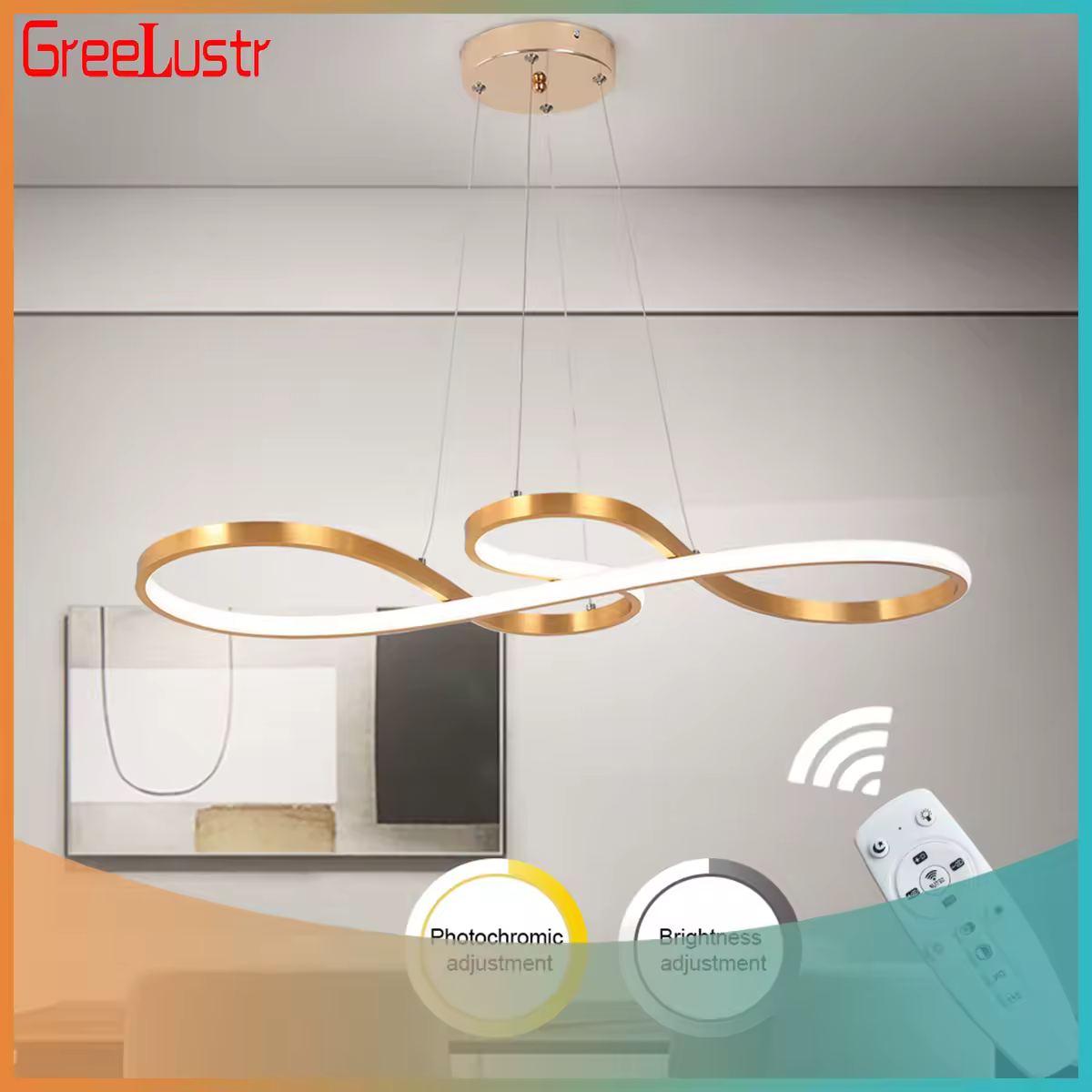 נורדי Led תליון אור דקורטיבי Led תקרת מנורות אמנות עיצוב מינימליסטי אוכל חדר תליית אור מתקן תאורה פנימית