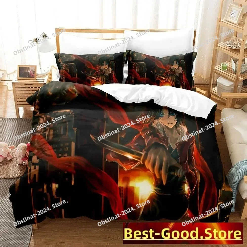 

2025 Kara No Kyoukai Bedding Set Printed With Pillowcase Duvet Cover Soft Single Double Queen Super King Size Letto Matrimoniale