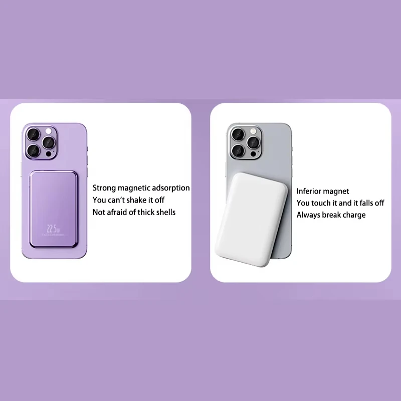2026 500000mAh المغناطيسي المغناطيس اللاسلكي شحن قوة البنك CCC ماك شحن سريع بطارية مساعدة آيفون سامسونج 2026New #4