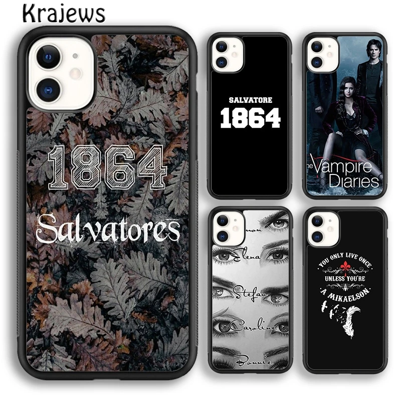 

Чехол для телефона Krajews The Vampire Diaries TV Show для iPhone 17 Air 16 15 14 plus 11 12 13 pro max coque Fundas