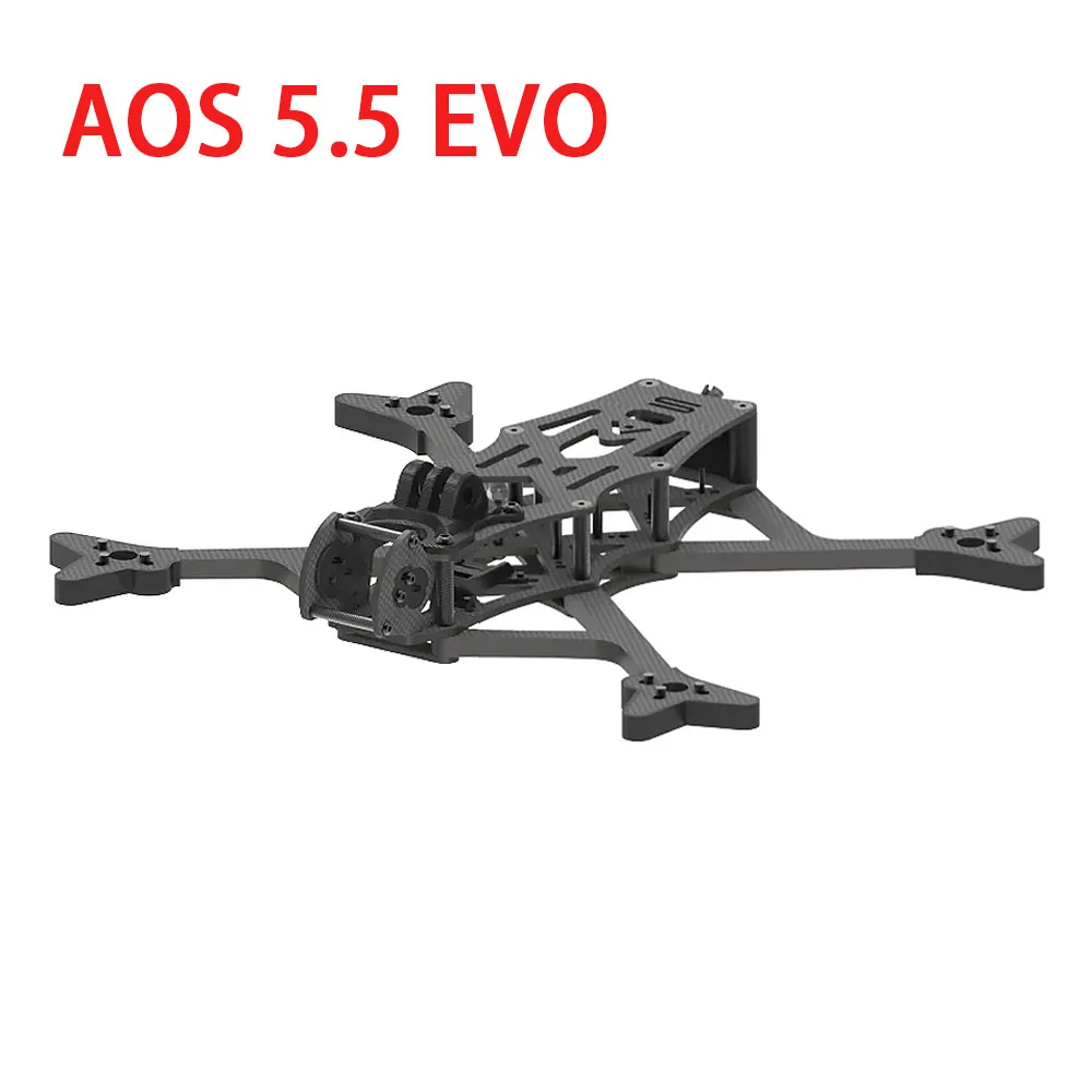 Kit telaio Aos 5.5 evo fpv con braccio da 6mm per fpv