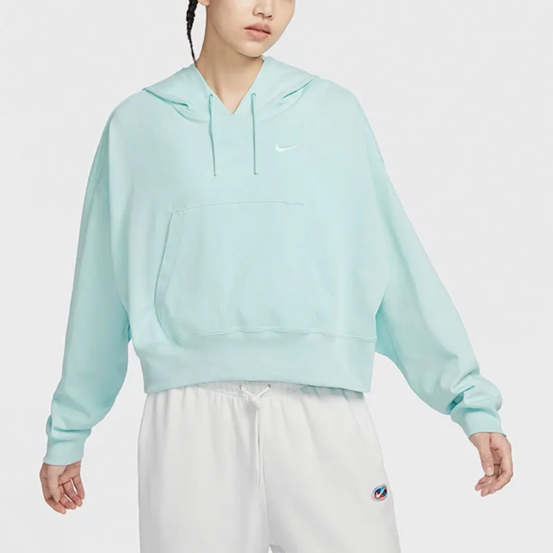 

Nike genuine Women's Knit Hooded Sport Sweatshirt DM6418-346