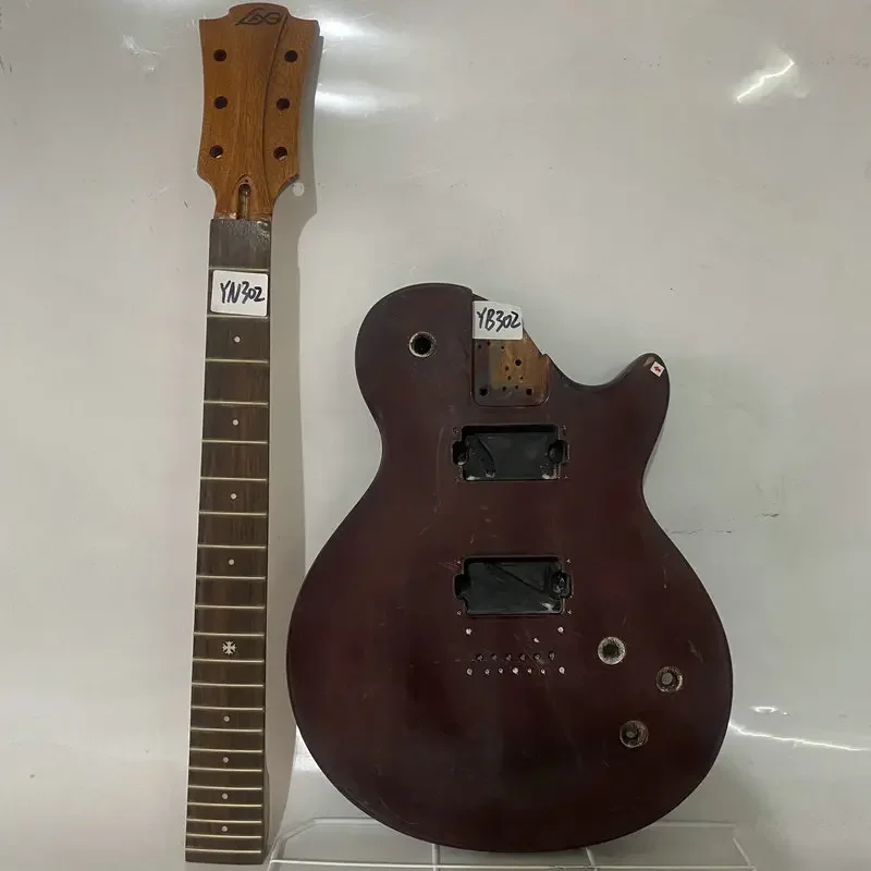 

YN302YB302 Custom Guitar Guitar Kits LAG Original Mahogany+Rosewood Right Hand 22 Frets 628 Scales Length DIY Replacement