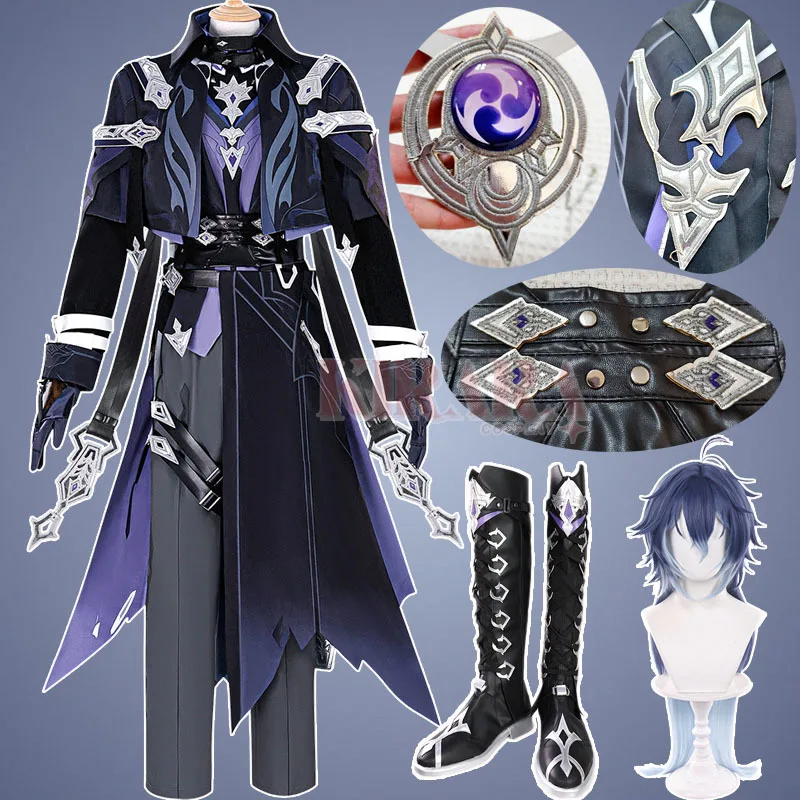 

Phyllis Genshin Impact FLINS Anime Cosplay Suit with Wig And Shoes Full Play Costume Set for Gaming Conventions