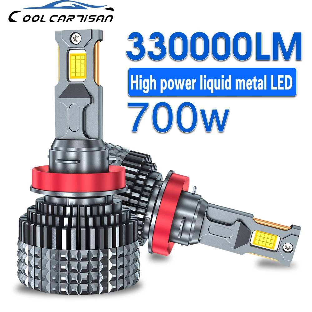 EAGLEVISION High Power Car LED Headlight LED Bulb 700W lighthouse 12v 24v Canbus 9005 9006 9012 H1 H4 H7 H11 12V 24V