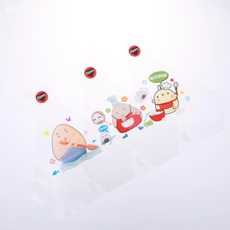 50/100 pçs adorável dos desenhos animados triângulo arroz bola saco de embalagem nori algas onigiri sushi saco sushi fazendo ferramentas molde bento acessórios