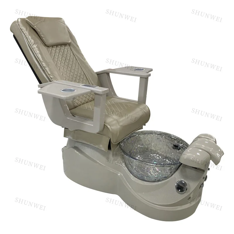 سبا مانيكير باديكير الرموش العناية باليدين والقدمين أريكة كرسي تدليك كهربائي الراحة سبا باديكير كرسي #5