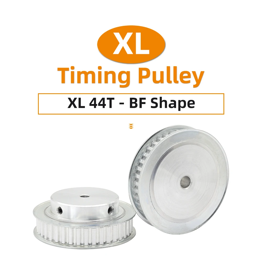 44T XL Pulley Wheel Trapezoidal Tooth Pitch 5.08 mm Alloy Pulley Bore 6-25 mm 10/15 mm Width Timing Belt Transmission Parts