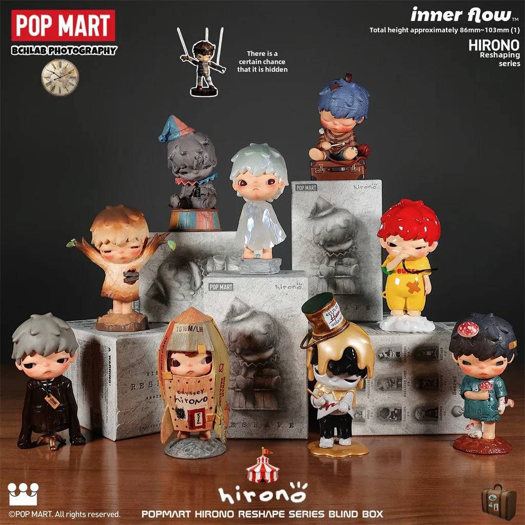 

POP MART HIRONO Reshape Series Blind Random Box Toys Mystery Box Mistery Caixa Фигурка Surpresa Cute Model Рождественский подарок