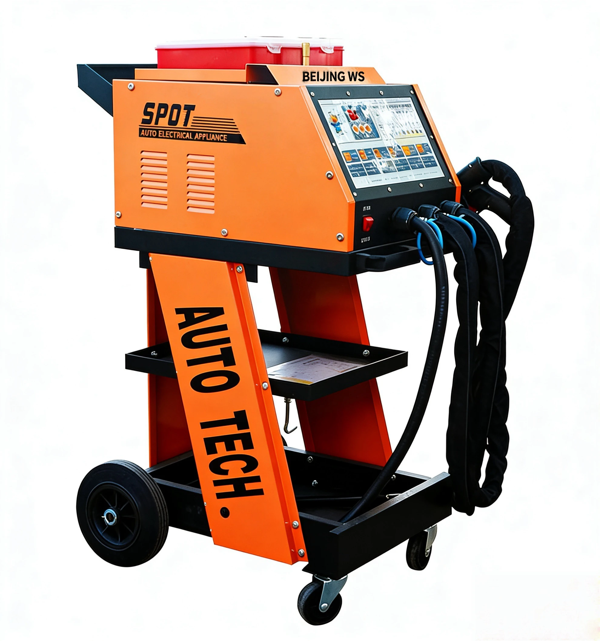 

110V/220V Dual Voltage Auto Body Spot Welder 150kVA High Power Car Dent Puller Multi-Functional Sheet Repair