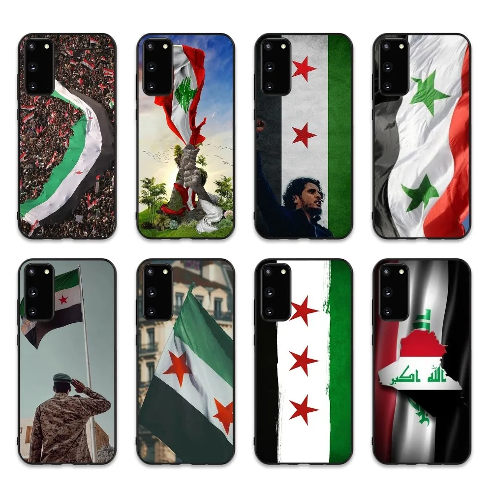 

Flag Syria Phone Case Silicone PC+TPU For Samsung S10 20 30 22 23 24 Plus Lite Ultra Cover