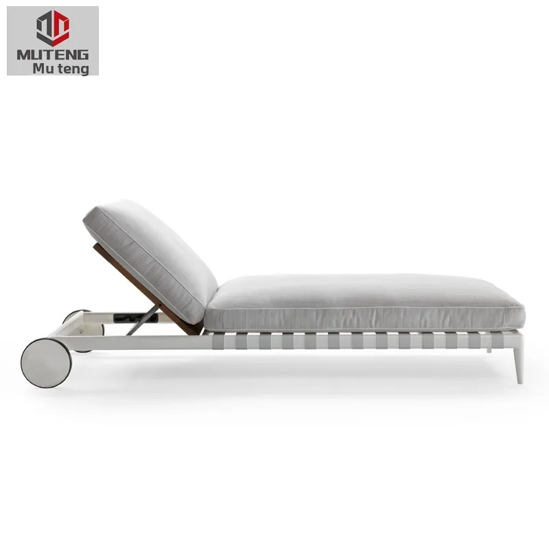 كرسي حديث قابل للطي للاستخدام الخارجي في الفناء والشرفة وحمام السباحة أو فناء الشاطئ والترفيه #4