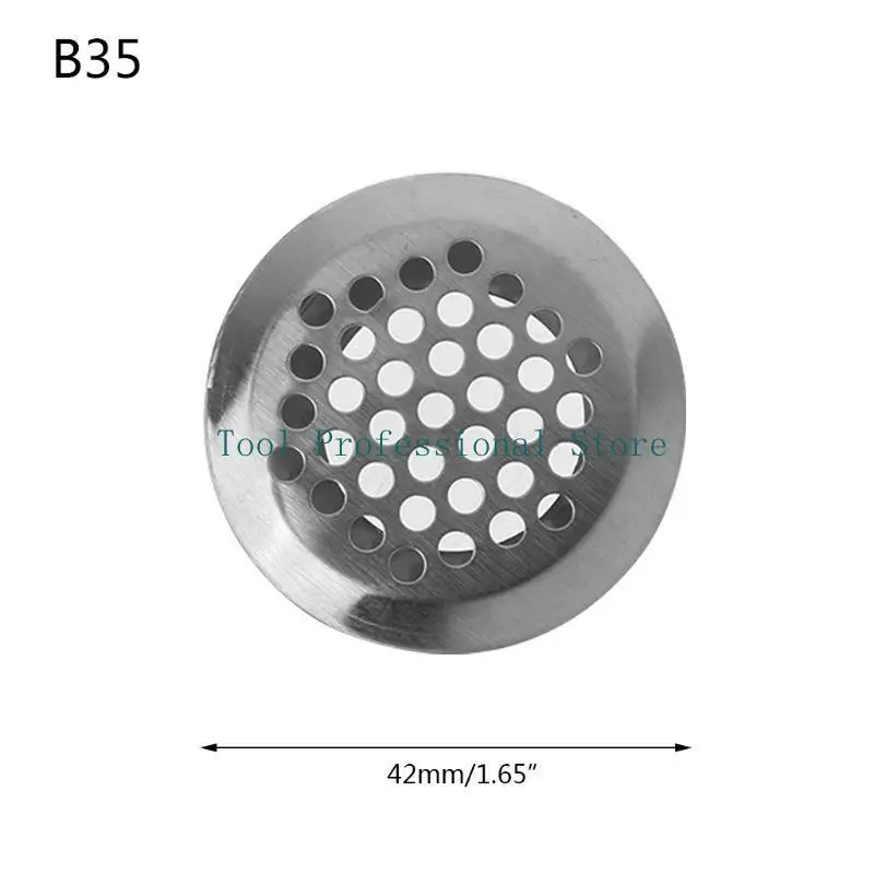 

57QF Stainless Steel Air Vent Hole Ventilation Louver Round Shaped Venting Mesh Holes