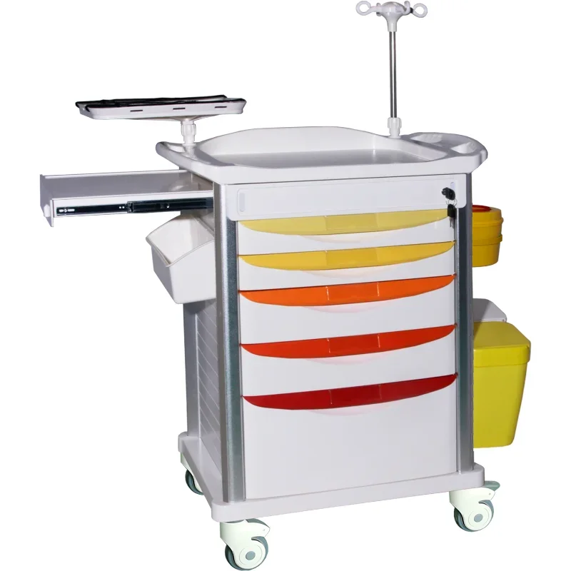 

delivery anesthesia patient treatment medical cart emergency hospital Nursing care trolley made in China