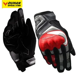 Guantes de Moto protectores de dedo completo para pantalla táctil, transpirables, carreras, Motocross, deportes al aire libre