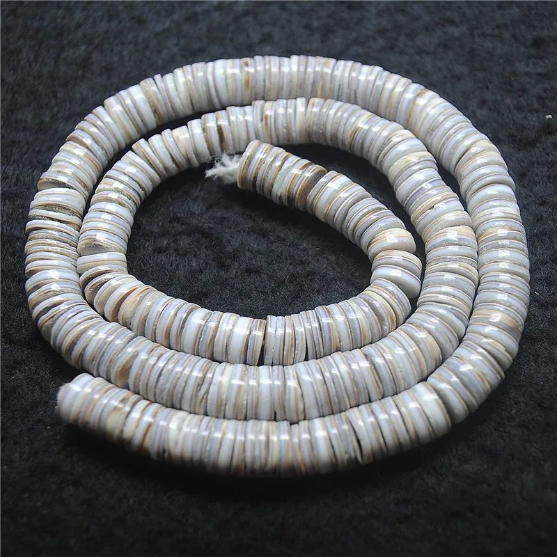 46CM Length Natural Shell Strings Disc Size 8.5MM Diameter Mother Of Pearl DIY Jewelry Accessoreis