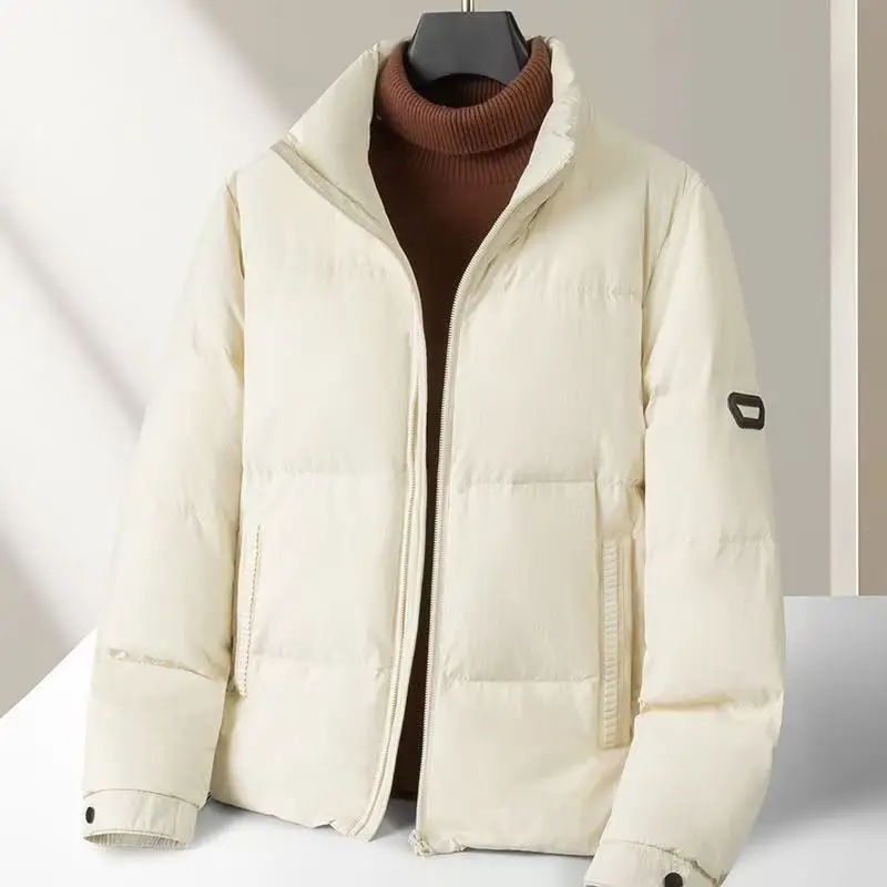 2025 Autunno/Inverno Nuovo Piumino da uomo Piumino Contenuto 90% Tessuto di qualità Addensato Caldo Gioventù Piumino Pane Giacca