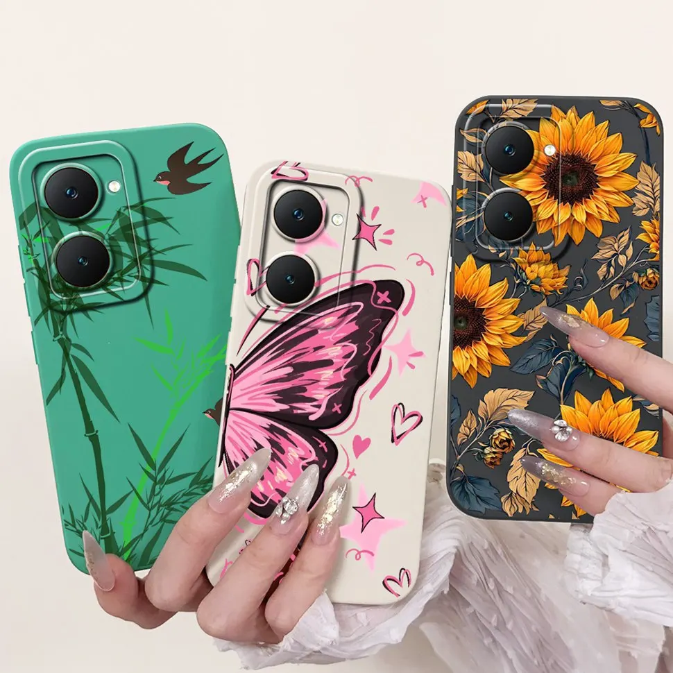 Fashion Painted Cover For Vivo Y03 Case Silicone Soft Slim Fundas For Vivo Y03 Y03T Y18 Y18i Y28s 4G Phone Cases Bags 6.56\