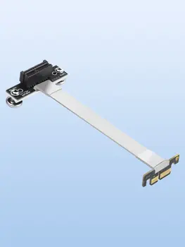 PCI Express X1 Riser kabel 90 stupňů pravoúhlý 100 mm PCI Express X1 na X1 extender Plug & play pro PCIE WiFi kartu/PCIE adaptér 6 nejlepší prodej PCI ISA adaptér - №4