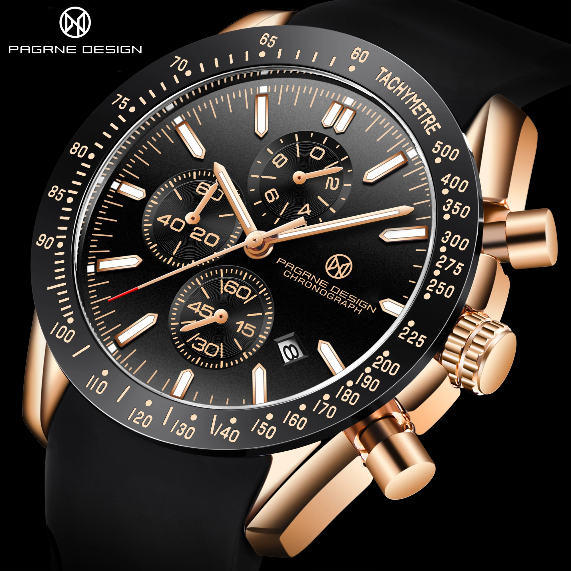 PAGANI DESIGN 2022 Men Quartz นาฬิกามัลติฟังก์ชันแฟชั่น Chronograph ทหารนาฬิกาข้อมือเล่นกีฬาหนัง Reloj Hombre ใหม่