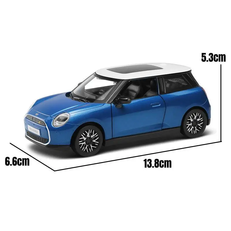 1/32 Mini Cooper S EVของเล่นรถMSZ DiecastโลหะMiniatureดึงกลับเสียงและแสงคอลเลกชันของขวัญเด็กเด็ก