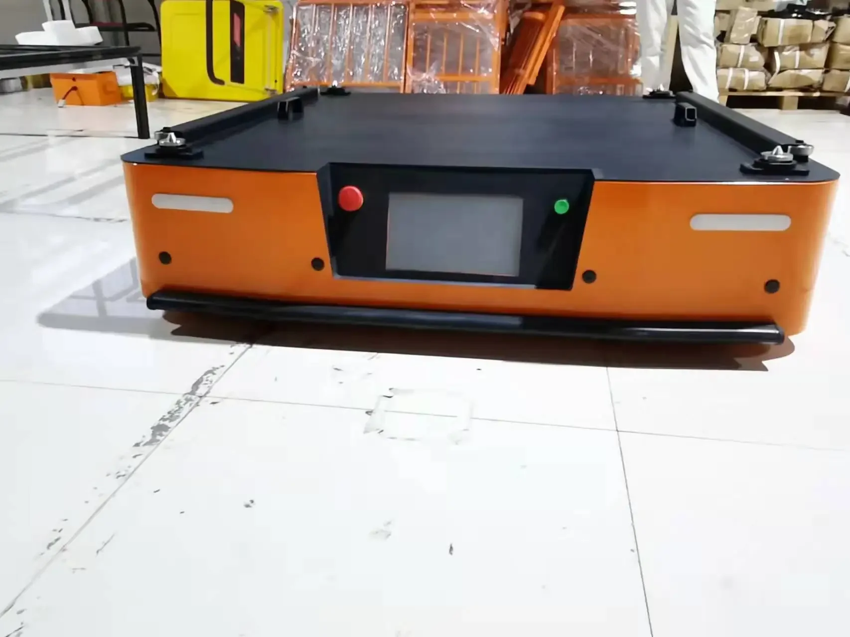 New Design Intelligent QR Code Navigation AGV Automatic Guide Vehicle Warehouse Robot