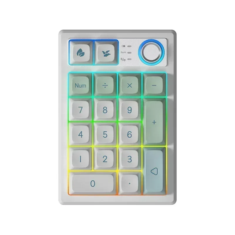 Keycool K19 Keypad 3Mode 2.4G Bluetooth Wireless Keyboards PBT 19Keys Customization Number Pad Pc Gaming Accessories Gifts