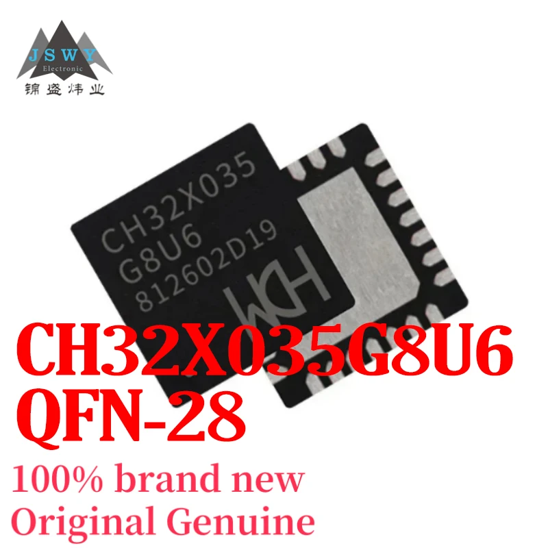 

(10/50pcs) CH32X035G8U6 QFN28 32-bit Microcontroller In Stock Fast Shipping Electronics Brand New