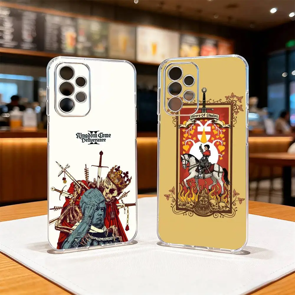 Game KCD Kingdom-m Come Deliverance Phone Case Transparent Silicone Soft For Samsung S25,S24,S21,S22,S23,S30,Ultra,S20,Plus,Fe