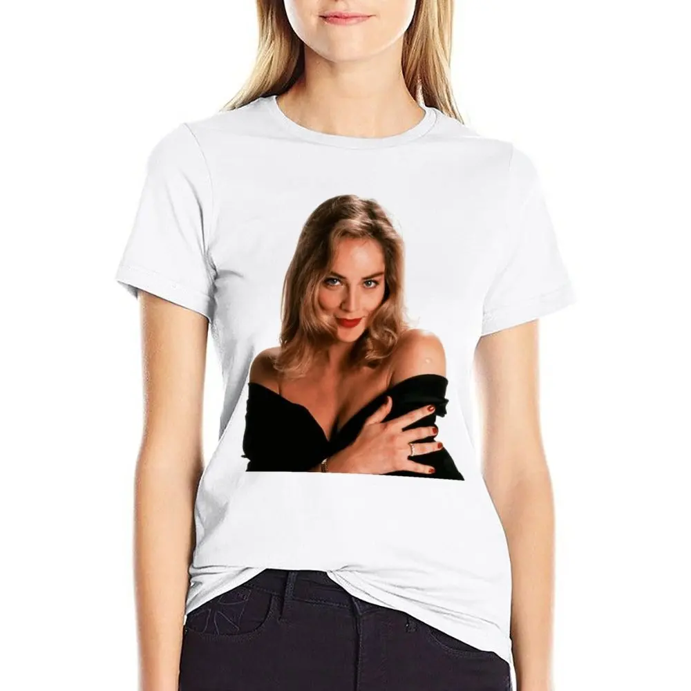 Harajuku Sharon Stone (2) T-shirt  Sport Top Tee Hot Sale Humor Graphic Home