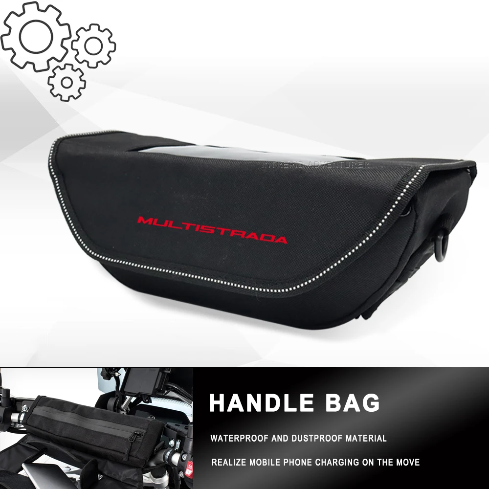 

For Ducati Multistrada 1200 950 1260 V4 V4S Hypermotard 950 Monster 797 821 Motorcycle Accessories Storage Travel Tool bag