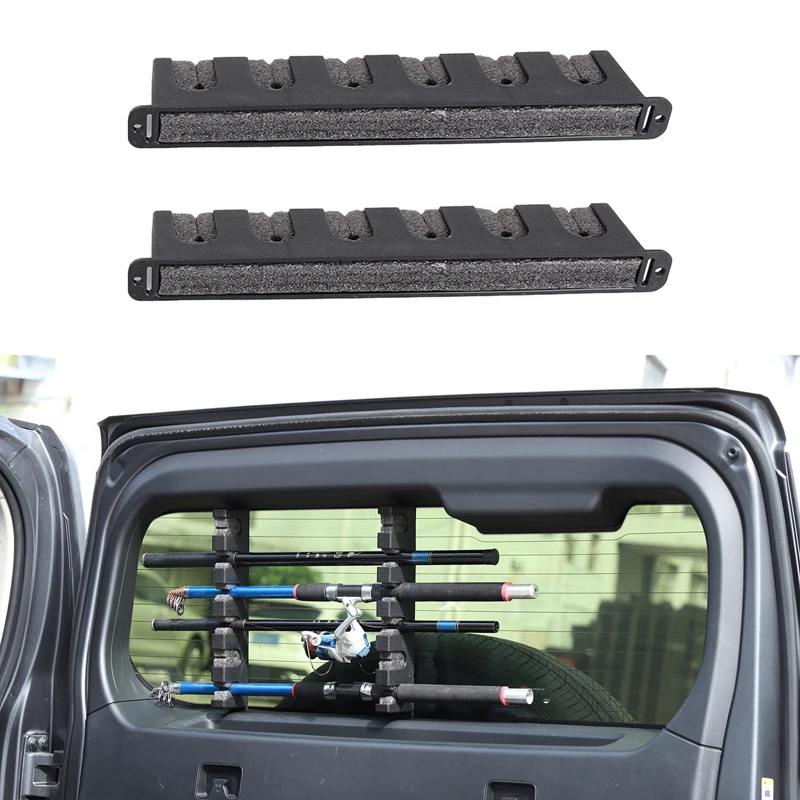 

For Haval H9 2024 2025+ Car Trunk Fishing Rod Storage Display Rack Black Automotive Modification Accessories