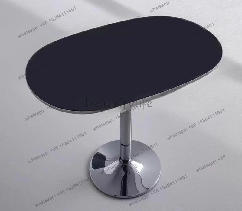 removable rotating simple light luxury living room rock slab edge can be lifted small table in front of the bed