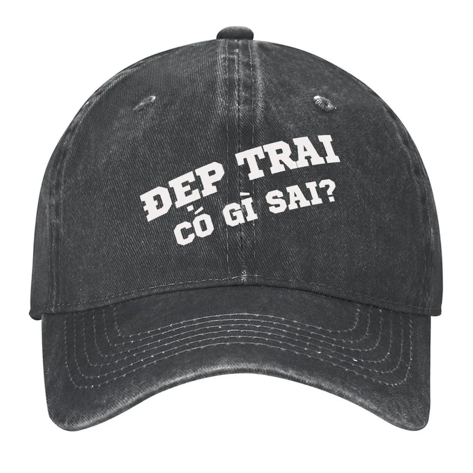 

Vietnamese _funny quote Baseball Cap Golf Hat sailor cap for men New In The Hat Beach Bag Mens Caps Women's