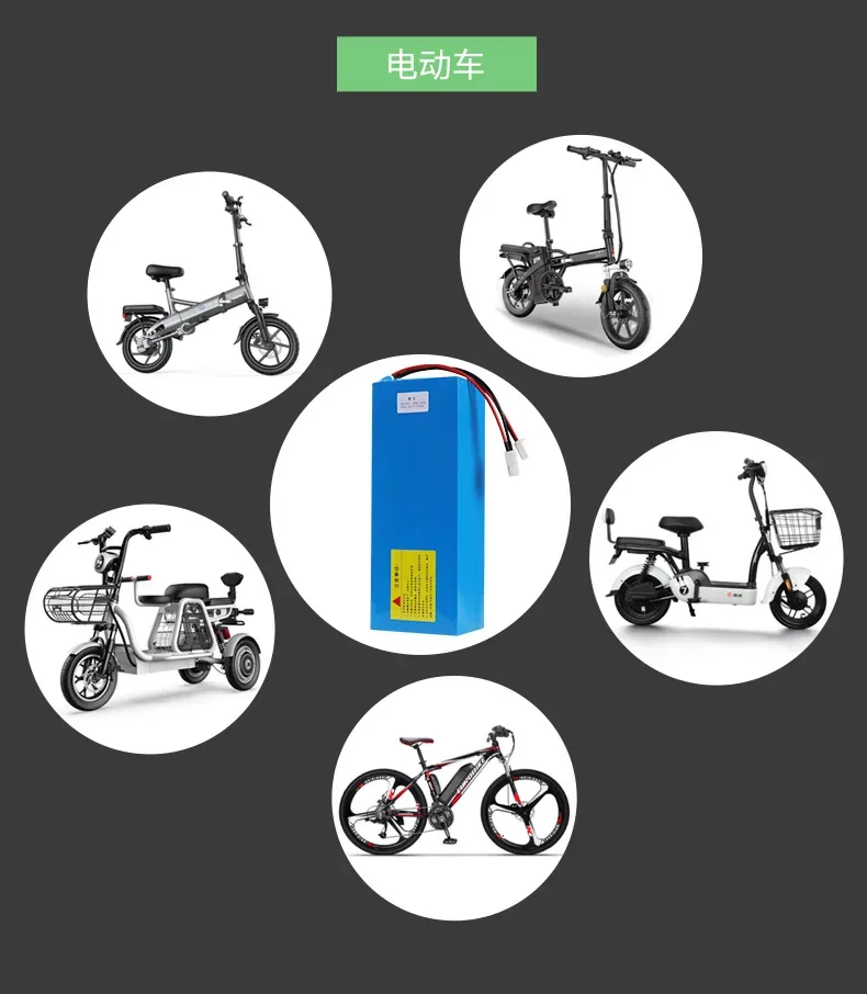 60 Volt Lithium Battery Pack 10Ah 20Ah 30Ah 40Ah 50Ah 60V Scooter Li Ion Battery For Electric Bike