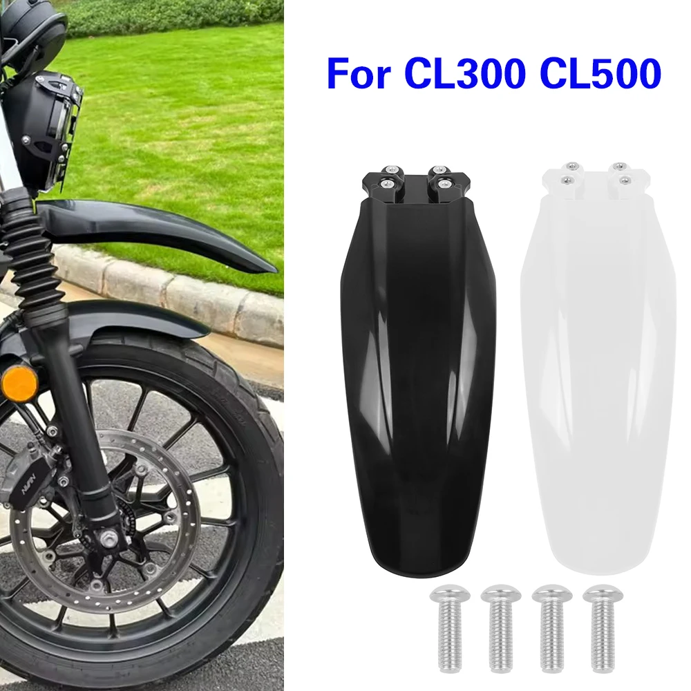 

For Honda CL250 CL500 CL 250 300 CL 500 SCL500 CL300 2023 2024 Upper Front Wheel Mudguards Splash Guard Long Extension Fender
