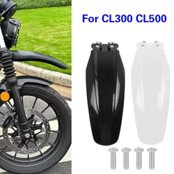 For Honda CL250 CL500 CL 250 300 CL 500 SCL500 CL300 2023 2024 Upper Front Wheel Mudguards Splash Guard Long Extension Fender