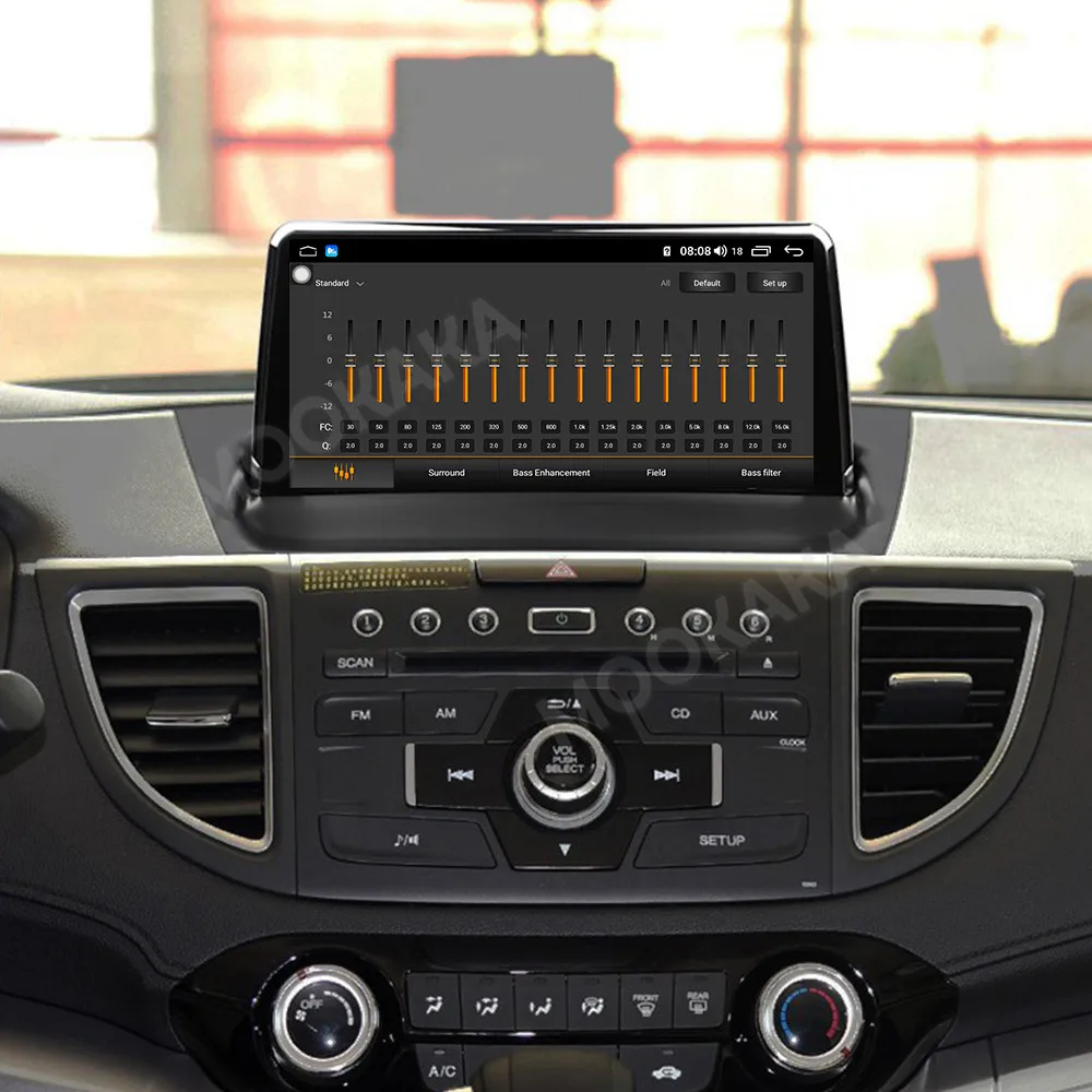 

Автомобильный радиоприемник с экраном 9,66 дюйма для Honda CRV 2012-2016 Android GPS навигация мультимедийный видео стерео приемник головное устройство