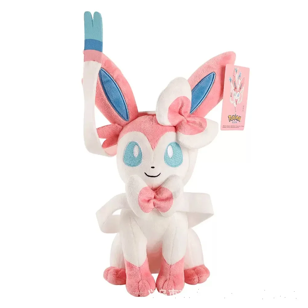 Pokemon Eevee Family Plush Toy Sylveon Leafeon Umbreon Espeon Glaceon Stuffed Dolls Kawaii Xmas Birthday Gift for Kids
