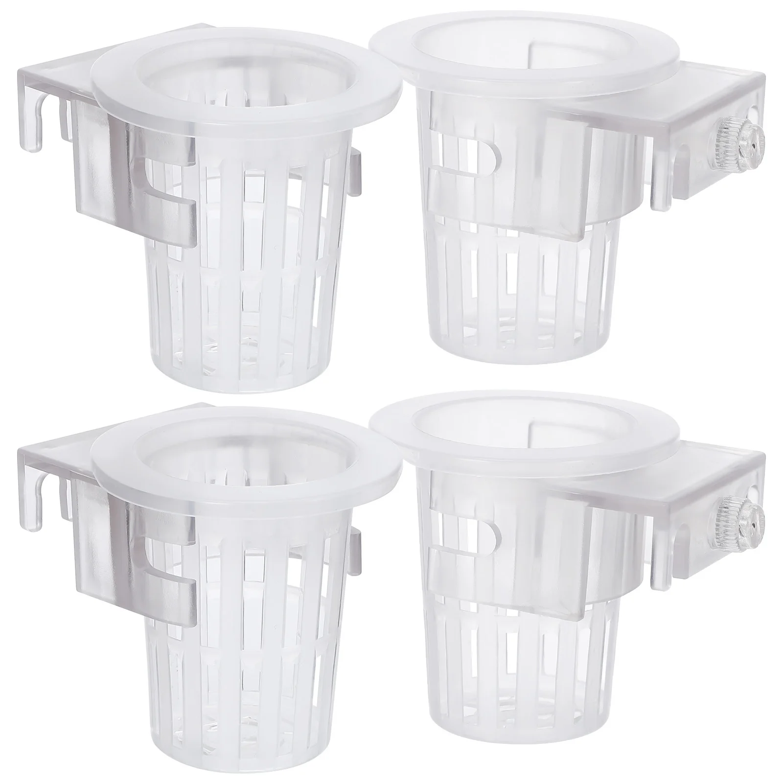 4Pcs Aquarium Plant Holder Hanging Durable Planter Cup for Healthy Aquatic Plants Fish Tank Decoration Aquarium Plant Holder