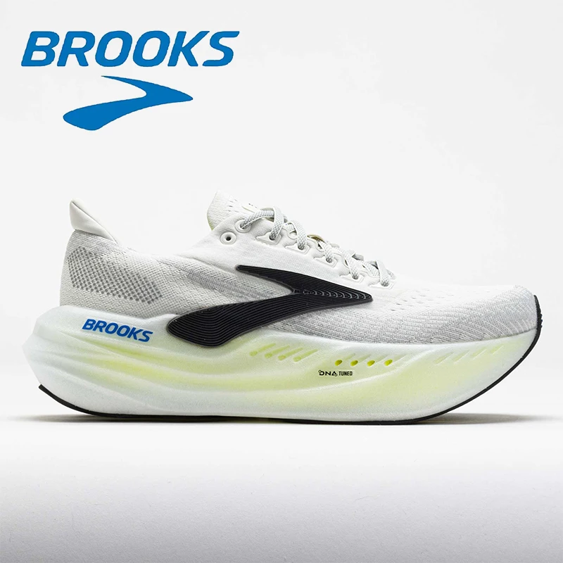 Brooks Glycerin Max Gray Men's Running Shoes Casual Breathable Wear-resistant Practical Outdoor Sports Shoes image 4