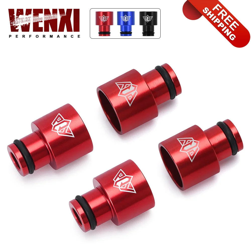 4pcs Fuel Injector Hat Fuel Nozzle Modified Auto Parts Nozzle Adapter Dedicated Fuel Flow Injector Adapter Fuel Injector