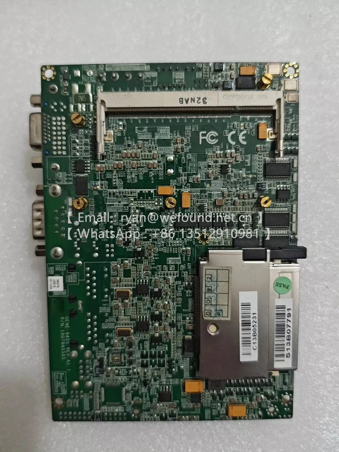 GENE-9455 REV.A1 Ingebouwde computer met één bord