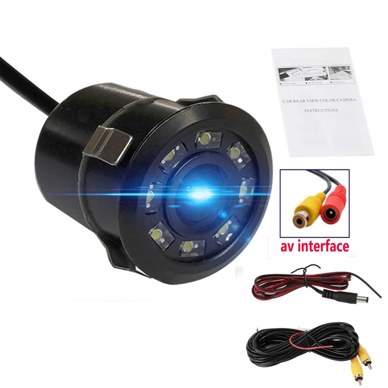 GM HD Reversing Camera CCD Rear Image Vehicle-Mounted Large-Screen Night Vision Wide-Angle Car Navigation Truck