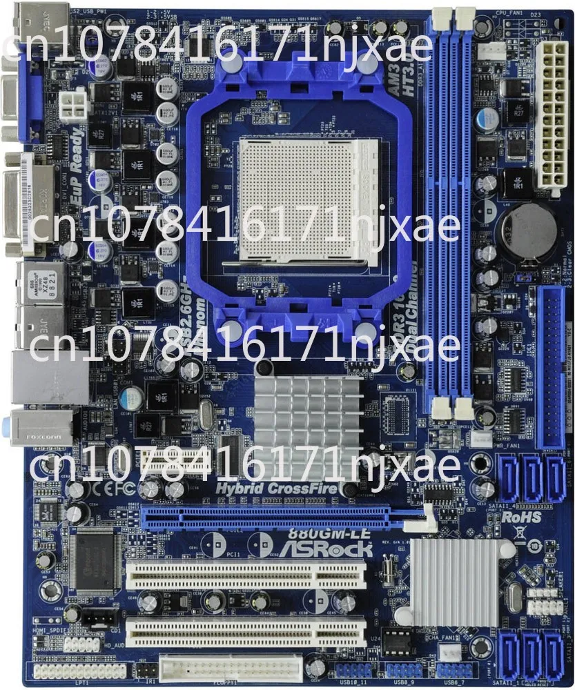 

б/у ДЛЯ ASRock 880GM-LE ​ ​ ​ ​ Материнская плата поддерживает шестиядерный процессор DDR3 8G VGA+DVI.