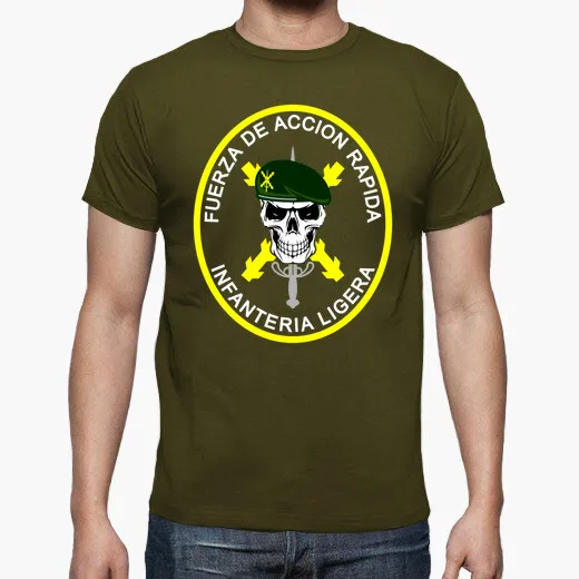 Spanish Legion Rapid Action Force Light Infantry Tercios T Shirt New 100% Cotton Short Sleeve O-Neck T-shirt Casual Mens Top