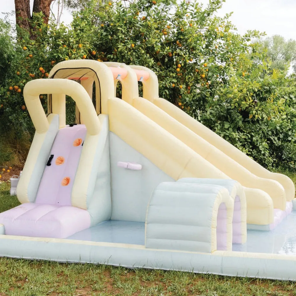 Children's castle indoor and outdoor colorful inflatable castle inflatable slide trampoline