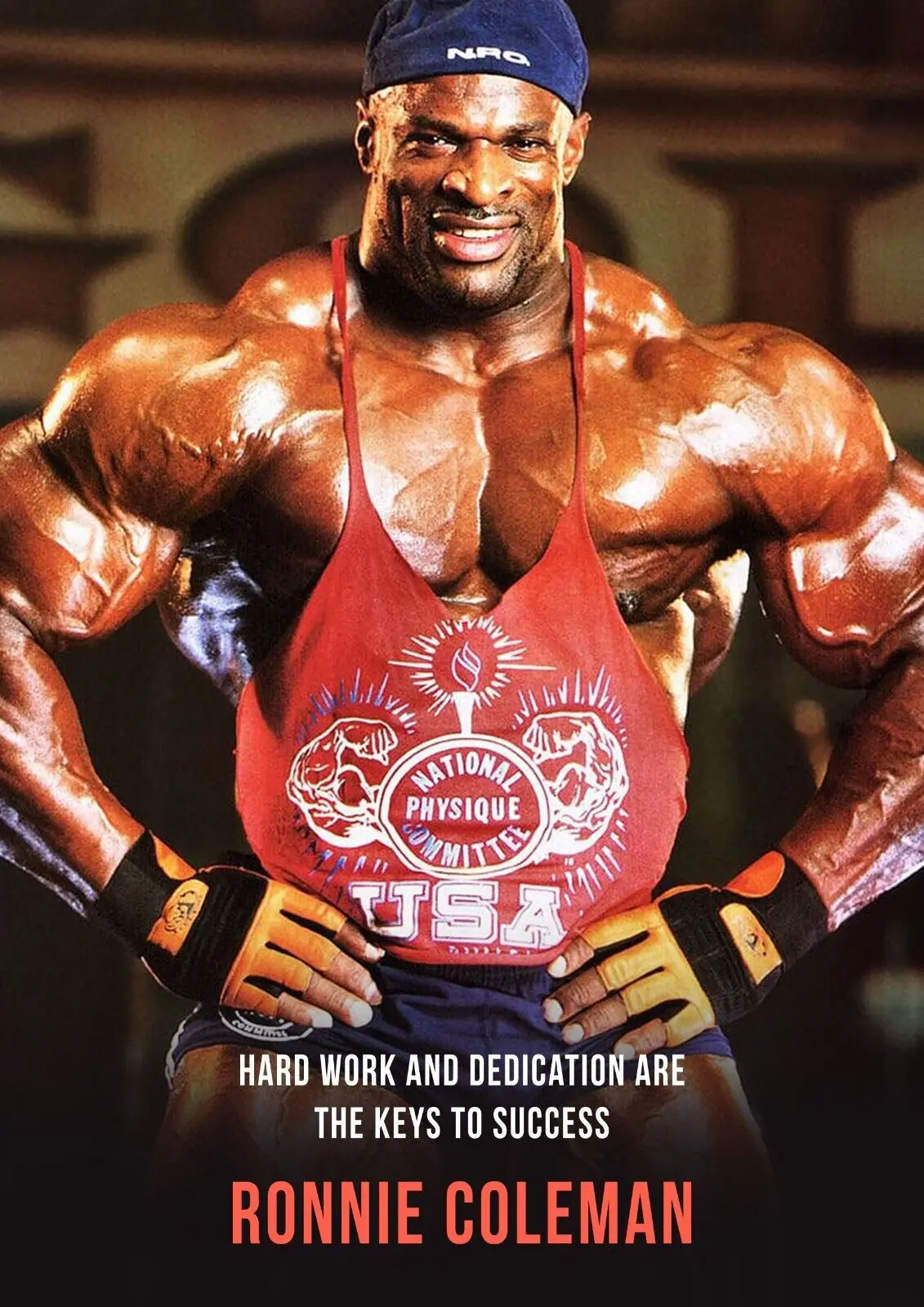 Ronnie Coleman Bodybuilder Light Weight Baby Motivational Art Picture Print Silk Poster Home Wall Decor