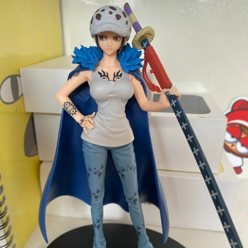 

НОВИНКА: Оригинальная коллекционная фигурка Трафальгар Лоу из One Piece от Banpresto, 18 см, ПВХ, модель, украшение, игрушка, подарок