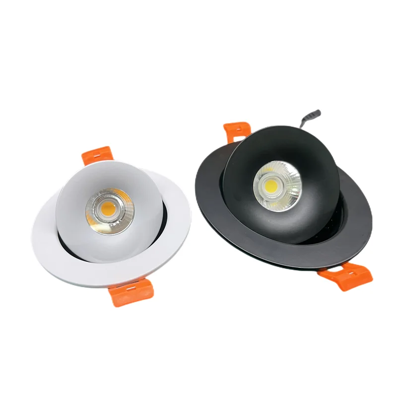 Imagem -04 - Recessed Ceil Luz Regulável 360 Ângulo de Rotação Ajustável 7w10w12w15w18w Epista Cob Pontos Teto Downlight Pic Lâmpada de Fundo